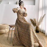 Lace Doll Collar Fairy Midi Dress