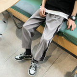 Sweatpants For Men Matching Color Straight Tube Loose Spring And Autumn Wear