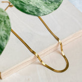 18K Gold Stainless Steel Choker Necklace | CLEOPATRA