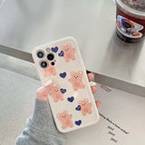 Cute Bear Pattern Printed Phone Case - MyStylz