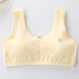 Primary Student Vest Female Junior High Girl High School Underwear Pure Cotton Bra