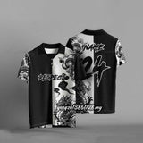 3D Digital Printing Loose Casual Short Sleeve T-shirt Top