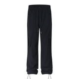 Solid Color Multi-pocket Cargo Pants Men