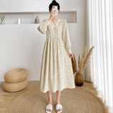 Lace Doll Collar Fairy Midi Dress