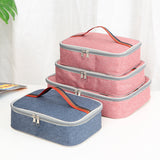 Japanese Oxford Cloth Portable Insulated Thick Aluminum Foil Lunch Thermal Bag