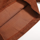 Fashion Personality Corduroy Loose Shorts Men