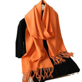 Solid Color Maillard Scarf