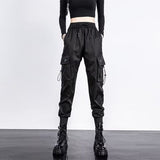 Oversized Cargo Pants Men And Women Ankle Banded Slacks High Waist Loose And Slimming