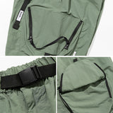 Style Work Shorts With Belt For Men