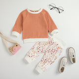 Baby Girls Long-sleeve Suit Two-piece Set
