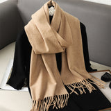 Solid Color Maillard Scarf