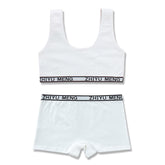 Pure Cotton Solid Color Underwear Set