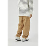 Basic Style Retro Thickened Sweatpants For Men