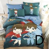 Home Textile Cute Cartoon Children Bed Sheet / Quilt Cover