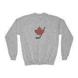 Maple Stick Youth Crewneck Sweatshirt – Maple Leaf Pride - MyStylz