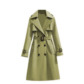 Mid - length Temperament Casual Trench Coat - MyStylz