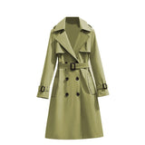 Mid - length Temperament Casual Trench Coat - MyStylz