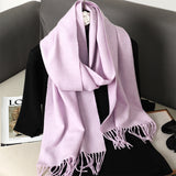 Solid Color Maillard Scarf
