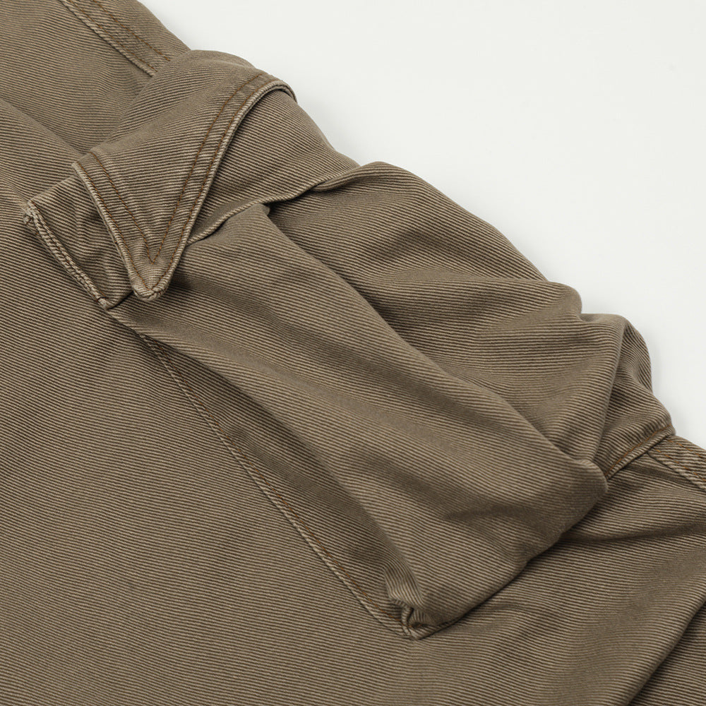 Punk Wash Denim Cargo Pants Trousers Men