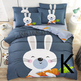 Home Textile Cute Cartoon Children Bed Sheet / Quilt Cover