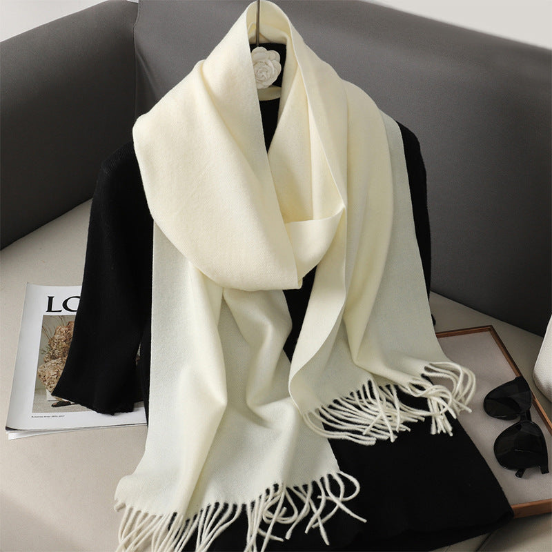 Solid Color Maillard Scarf