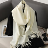 Solid Color Maillard Scarf