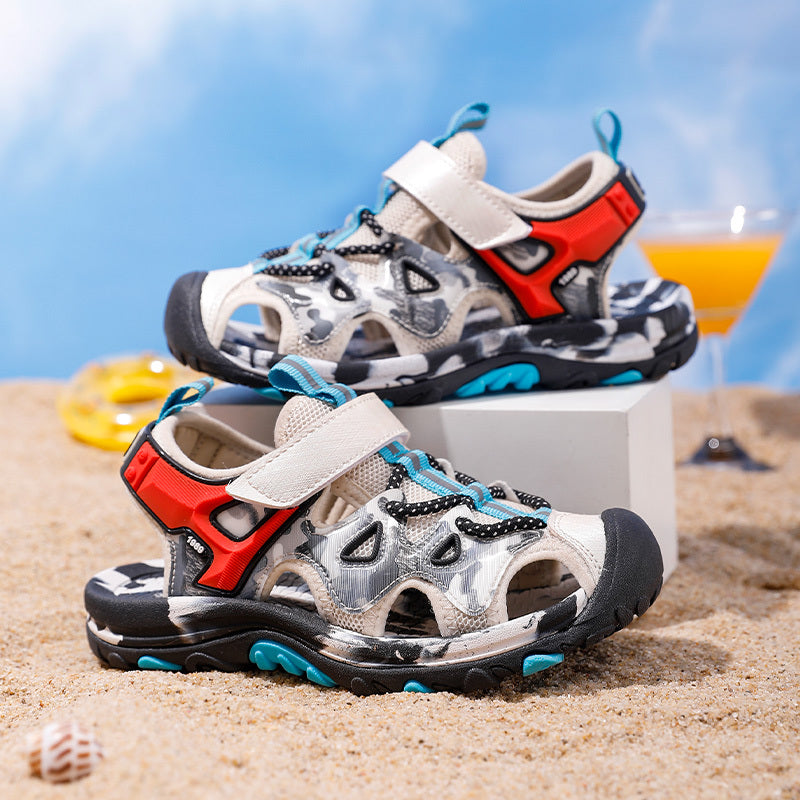 Boys' Breathable Running Non-slip Mesh Sneakers