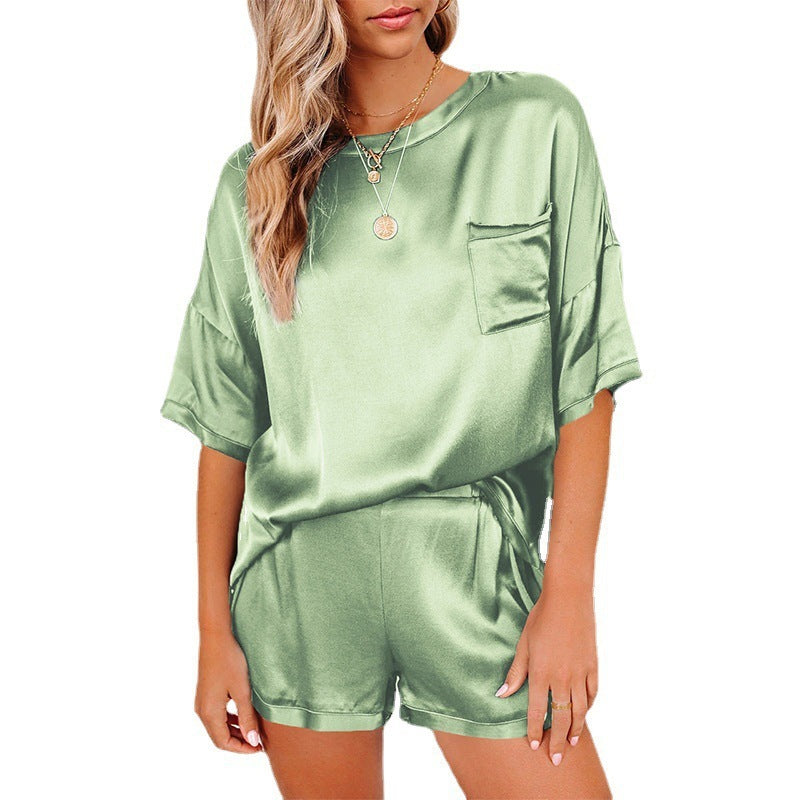 Pajama Set Short Silky