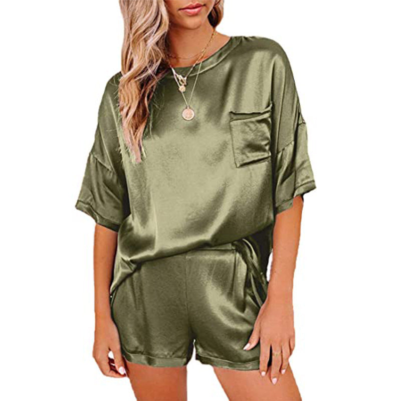 Pajama Set Short Silky