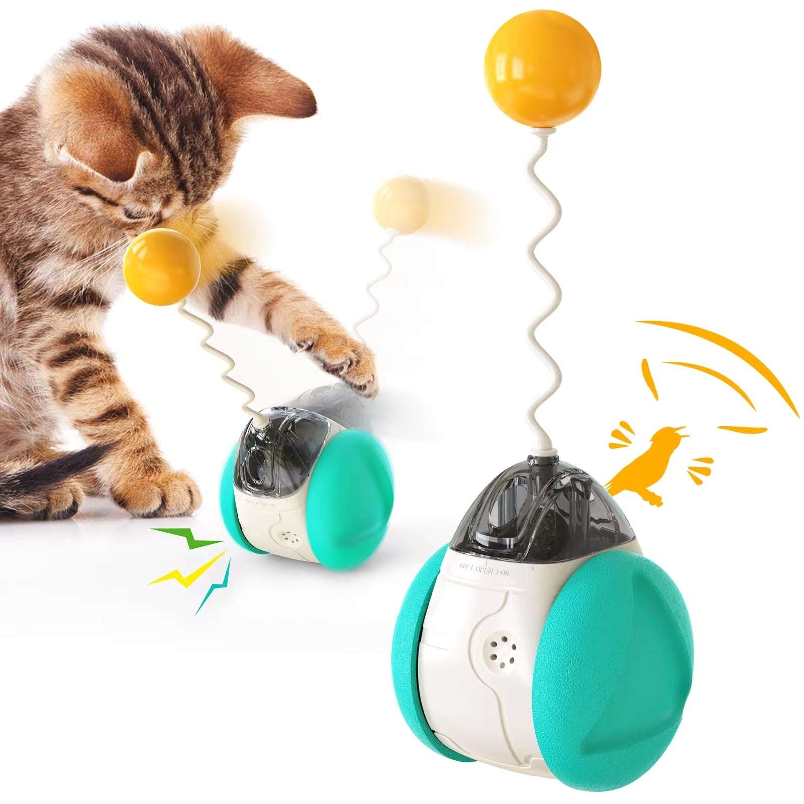 Interactive Squeaky Balance Toy – Fun for Dogs & Cats