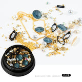 Copper round rivets sequins nail drill ornaments
