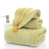 Bath Towel Long Staple Cotton Padded Towel Towel Square Plain Color