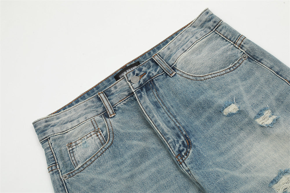 Ripped Slightly Flared Jeans Men