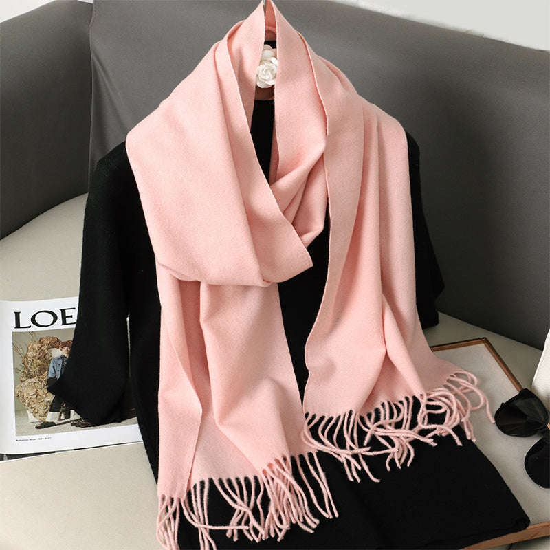 Solid Color Maillard Scarf