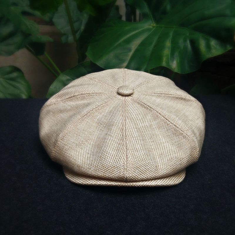 Four Seasons Cotton And Linen Octagonal Male Beret