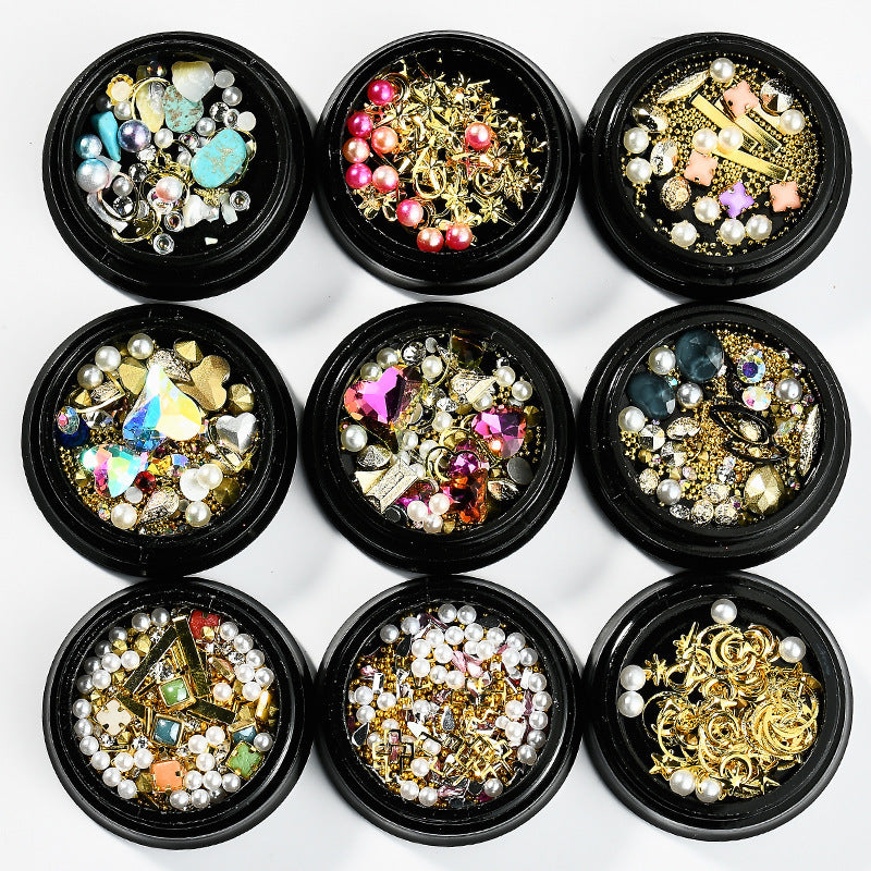 Copper round rivets sequins nail drill ornaments