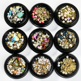 Copper round rivets sequins nail drill ornaments