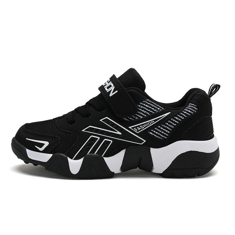 Boys breathable mesh sneakers big cotton mesh shoes