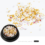 Copper round rivets sequins nail drill ornaments
