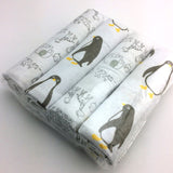 4Pcs Cotton Blanket  Baby Newborn