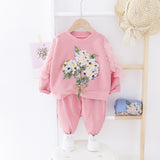 Girls' Clothing Baby Embroidered Lace Two Piece Set