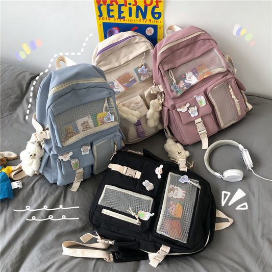 Harajuku Girls College Style Fashion Backpack