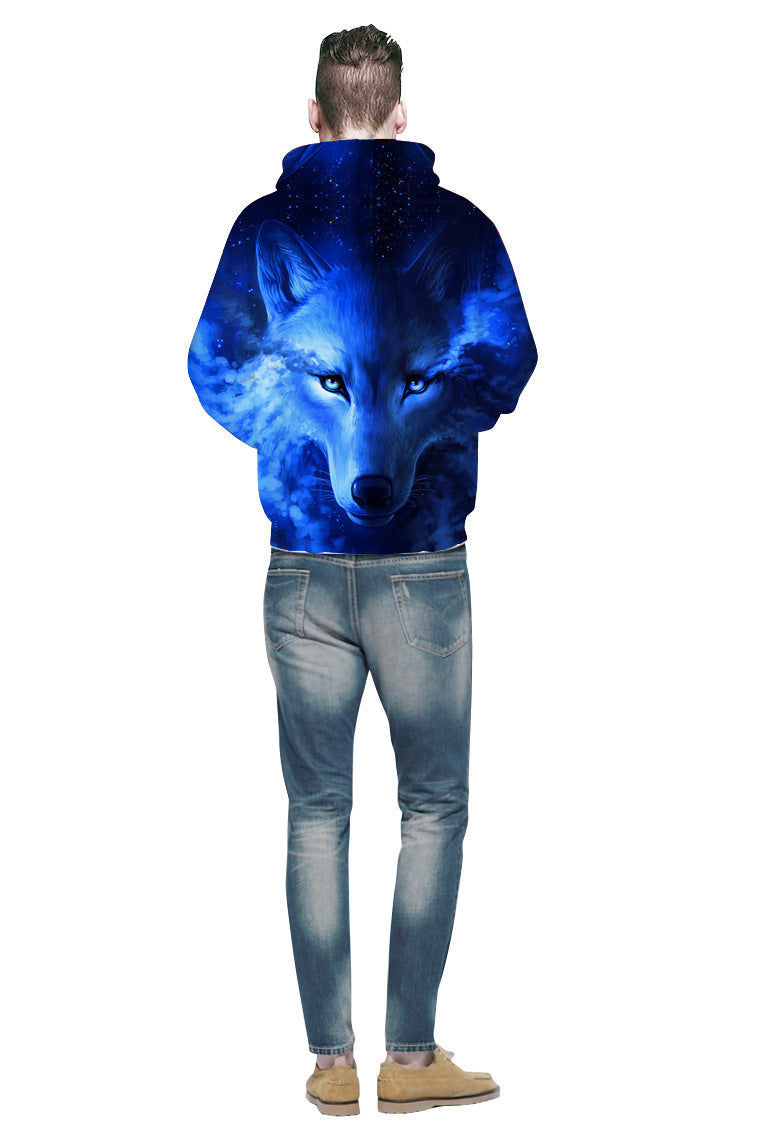 3D Digital Printing Men's Hoodie
