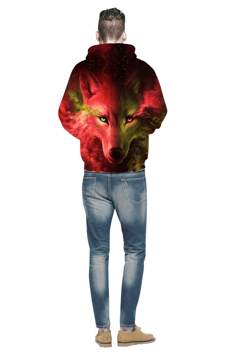 3D Digital Printing Men's Hoodie