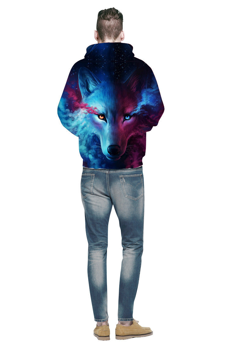 3D Digital Printing Men's Hoodie