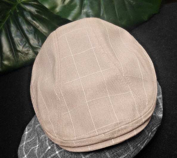 Thin, Comfortable Pure Cotton Retro Caps for Men