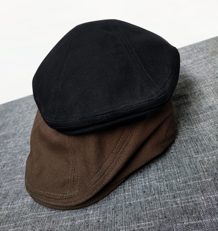 Thin, Comfortable Pure Cotton Retro Caps for Men