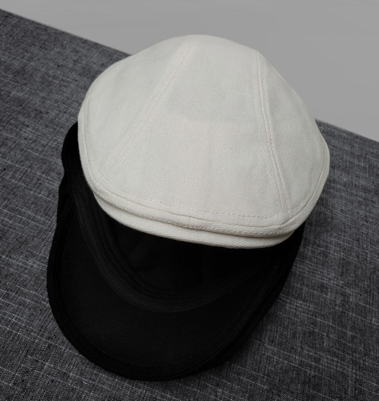 Thin, Comfortable Pure Cotton Retro Caps for Men