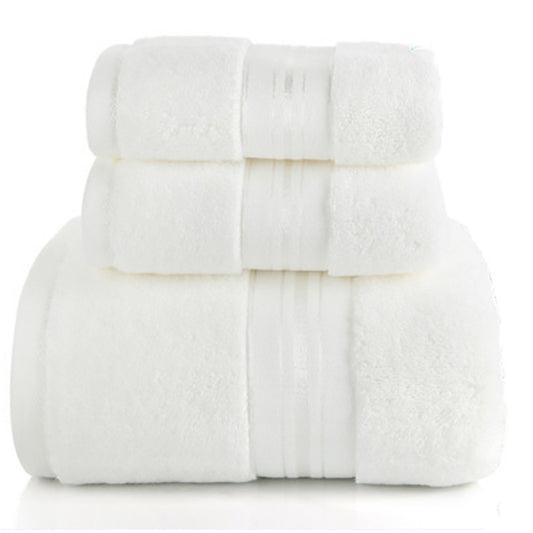 Cotton Towel Set, 1 Bath Towel plus 2 Towels