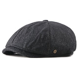 Foreign Trade New Style Men's Painter Hat Korean Fashion Cap British Retro Beret Octagonal Hat Female General